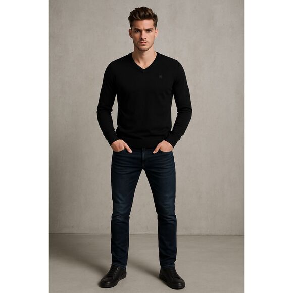 G-STAR RAW Black 3301 Slim Tapered Denim Jeans Pants Trousers  Mens Size 30 - Picture 1 of 11